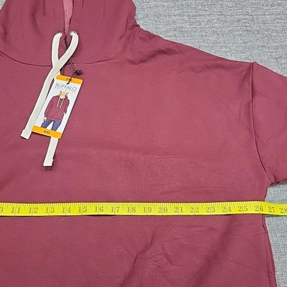 Buffalo David Bitton Ladies Trendy Hoodie w Pockets XX-Large Size Rhubarb - Picture 13 of 14